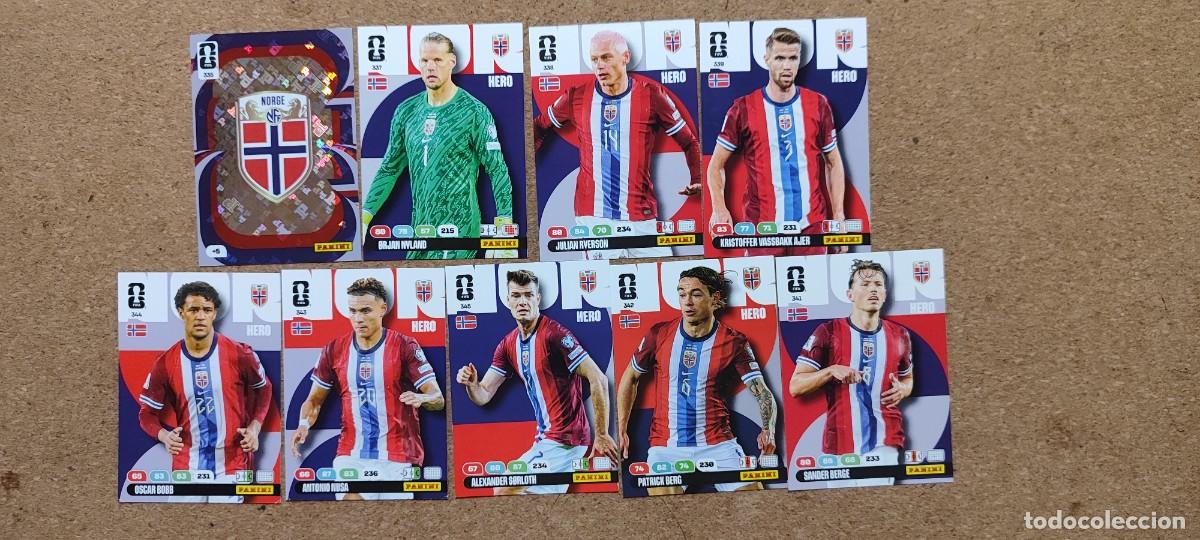Football Stickers: ADRENALYN XL FIFA WORLD CUP 2026 LOTE 9 CARTAS DE NORUEGA # PANINI