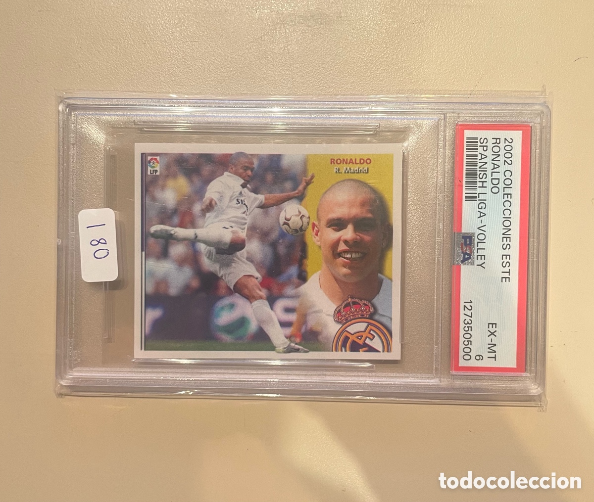 Cromos de F&uacute;tbol: Ronaldo volea este 2002 Psa 6