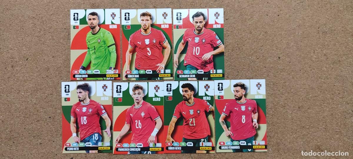 Cromos de F&uacute;tbol: ADRENALYN XL FIFA WORLD CUP 2026 LOTE 7 CARTAS DE PORTUGAL # PANINI