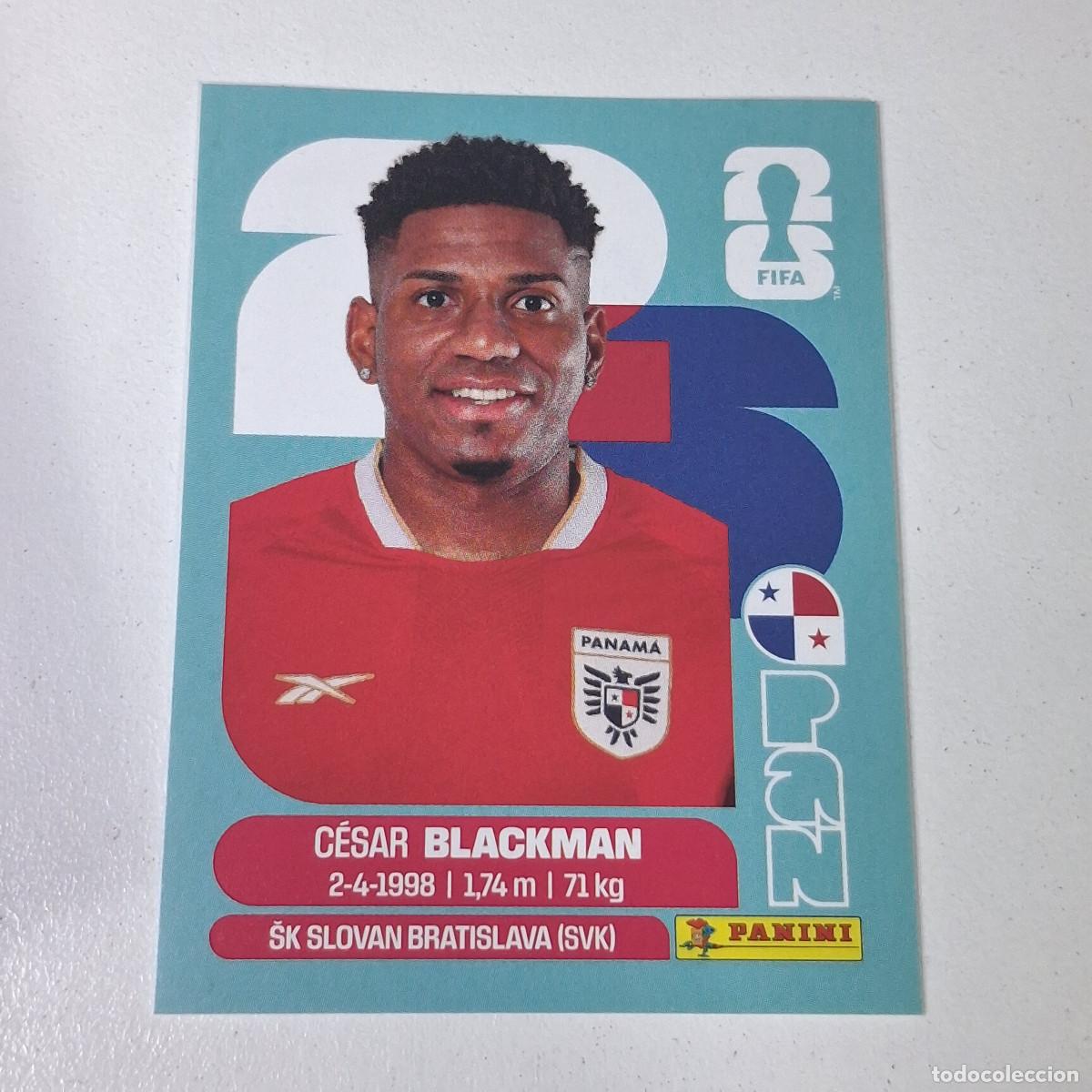 Cromos de F&uacute;tbol: B11 PAN9 C&Eacute;SAR BLACKMAN 9 PANAM&Aacute; PAN MUNDIAL FIFA WORLD CUP 2026 STICKER PANINI