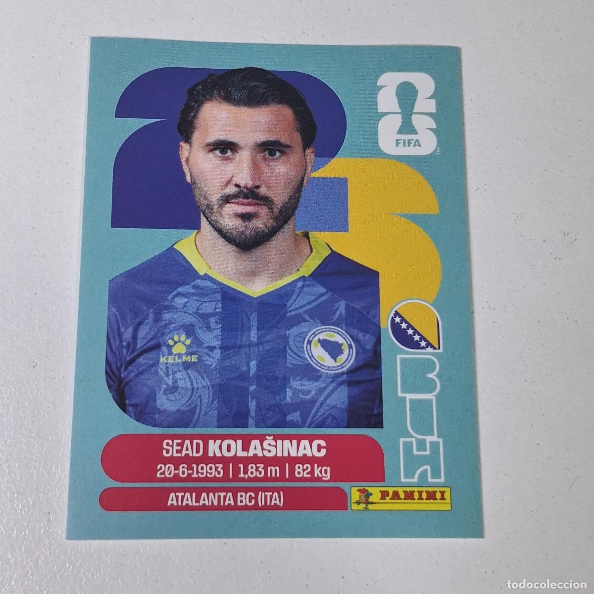 Cromos de F&uacute;tbol: B11 BIH4 SEAD KOLA&Scaron;INAC 4 BOSNIA HERZEGOVINA BIH MUNDIAL FIFA WORLD CUP 2026 STICKER PANINI