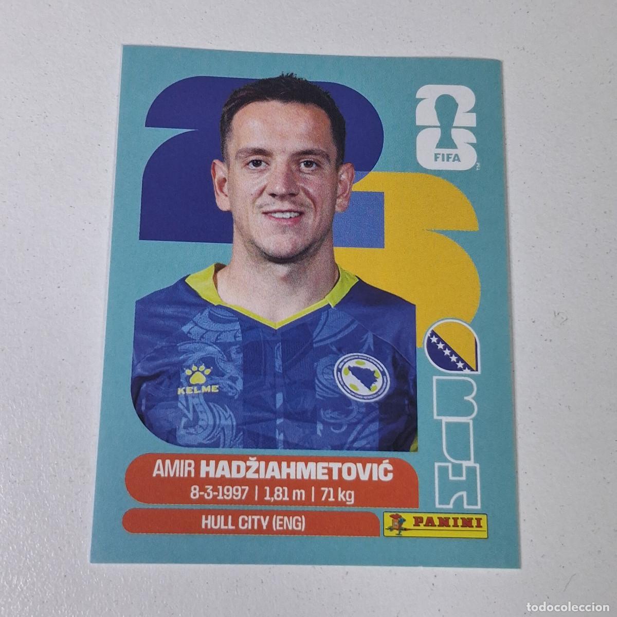Cromos de F&uacute;tbol: B11 BIH 8 BIH8 AMIR HADZIAHMETOVIC BOSNIA HERZEGOVINA BIH MUNDIAL FIFA WORLD CUP 2026 STICKER PANINI