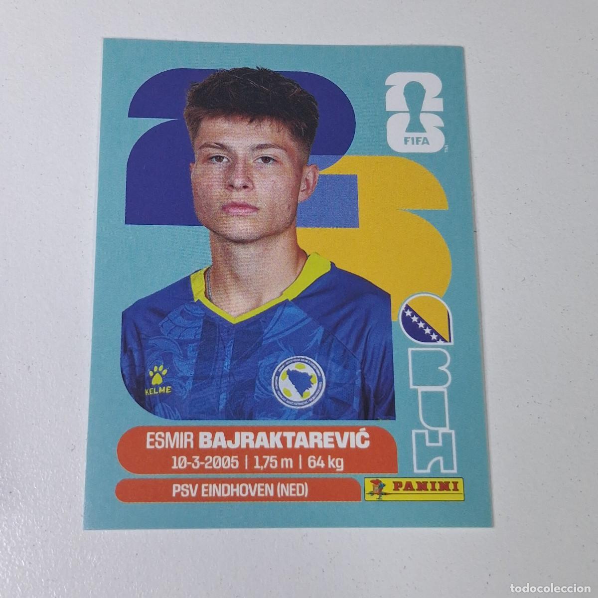 Cromos de F&uacute;tbol: B11 BIH 15 BIH15 ESMIR BAJRAKTAREVIC BOSNIA HERZEGOVINA MUNDIAL FIFA WORLD CUP 2026 STICKER PANINI