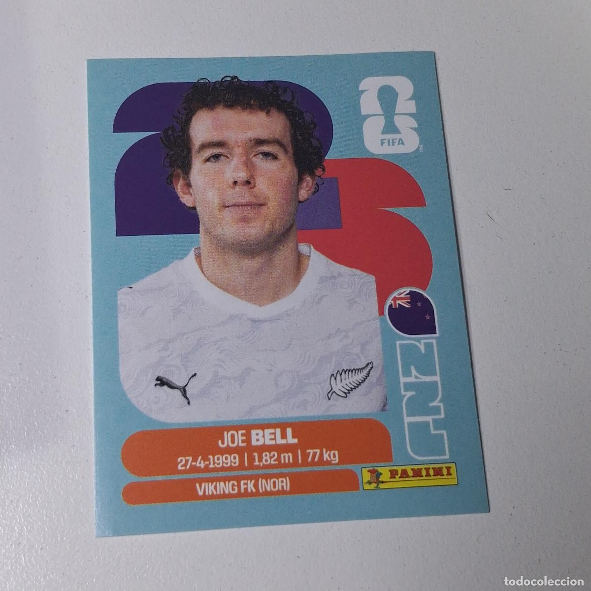Cromos de F&uacute;tbol: B11 NZL 10 NZL10 JOE BELL NUEVA ZELANDA NZL NEW ZEALAND MUNDIAL FIFA WORLD CUP 2026 STICKER PANINI