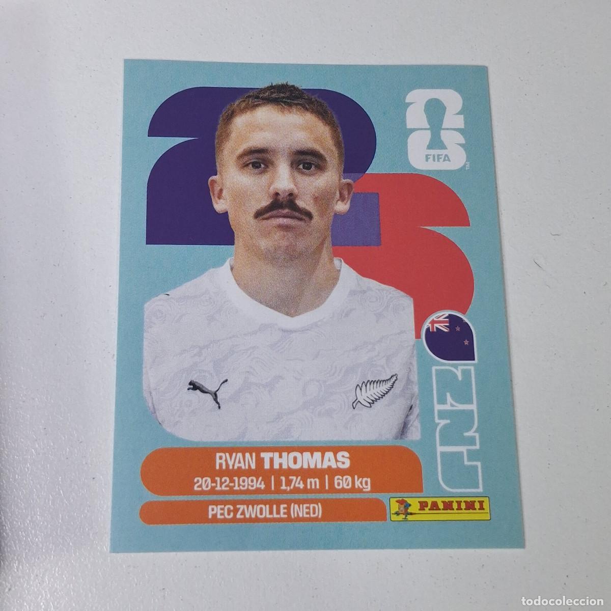 Cromos de F&uacute;tbol: B11 NZL 12 NZL12 RYAB THOM NUEVA ZELANDA NZL NEW ZEALAND MUNDIAL FIFA WORLD CUP 2026 STICKER PANINI