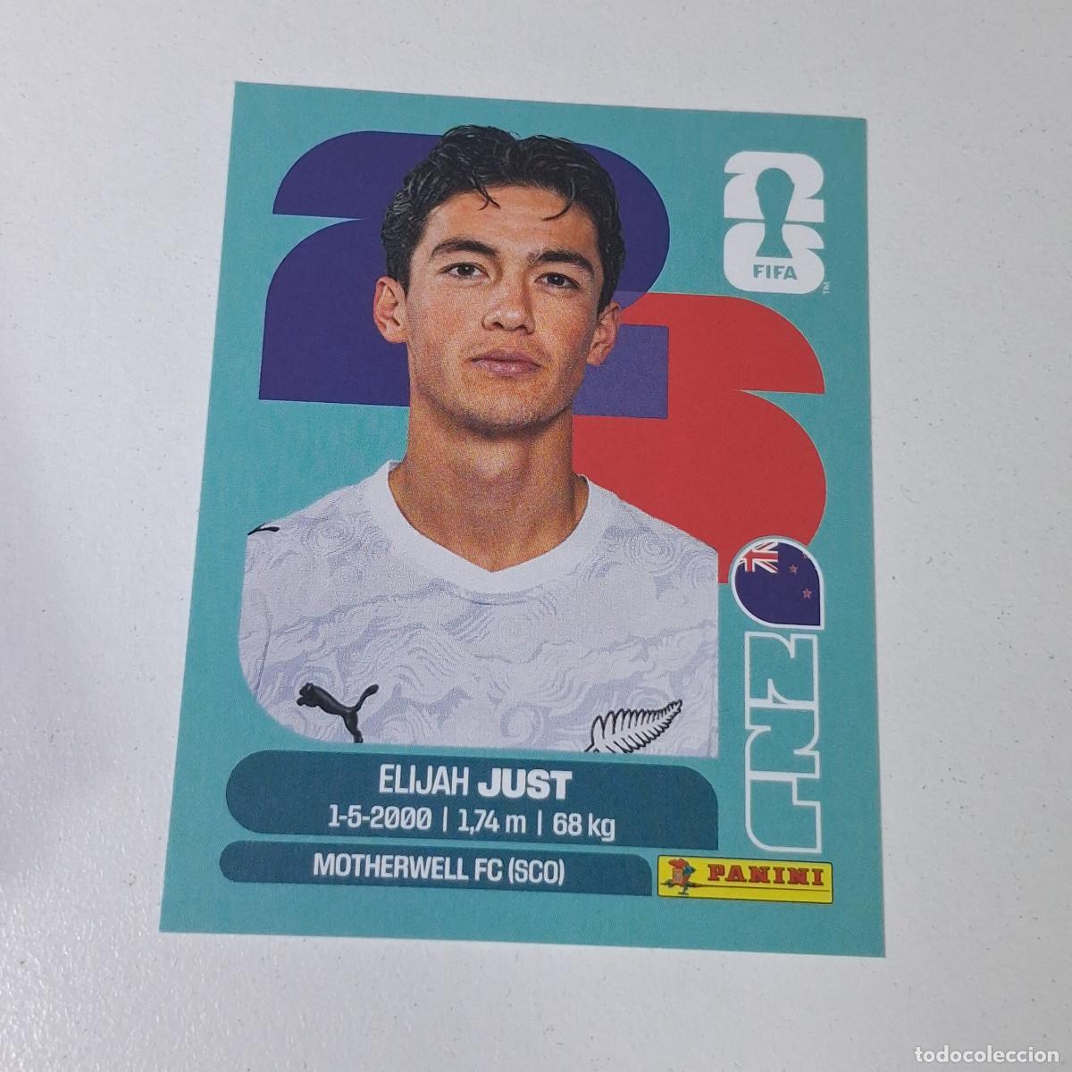 Cromos de F&uacute;tbol: B11 NZL18 ELIJAH JUST 18 NUEVA ZELANDA NZL NEW ZEALAND MUNDIAL FIFA WORLD CUP 2026 STICKER PANINI