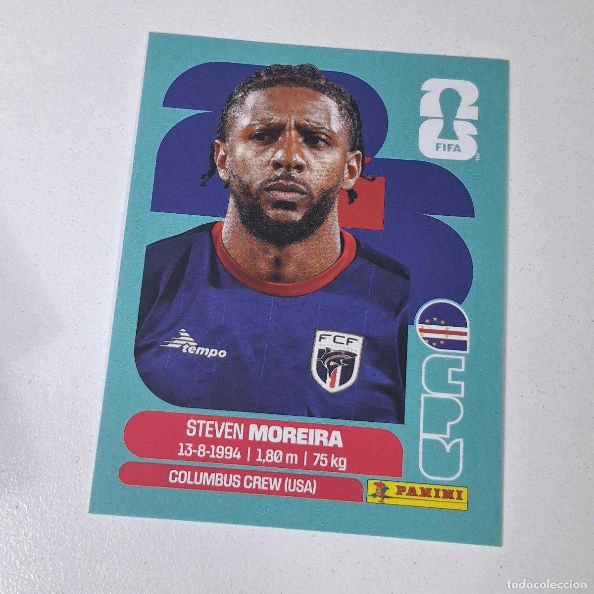 Football Stickers: B11 CPV 6 CPV6 STEVEN MOREIRA CABO VERDE CAPE CPV MUNDIAL FIFA WORLD CUP 2026 STICKER PANINI