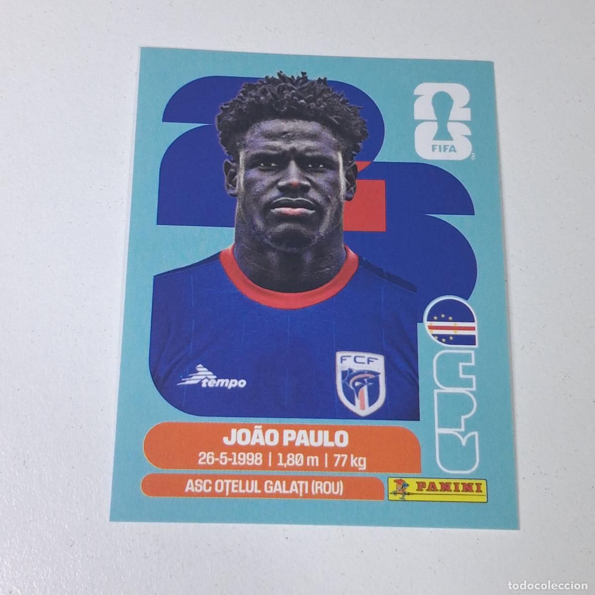 Cromos de F&uacute;tbol: B11 CPV 8 CPV8 JOAO PAULO CABO VERDE CAPE CPV MUNDIAL FIFA WORLD CUP 2026 STICKER PANINI