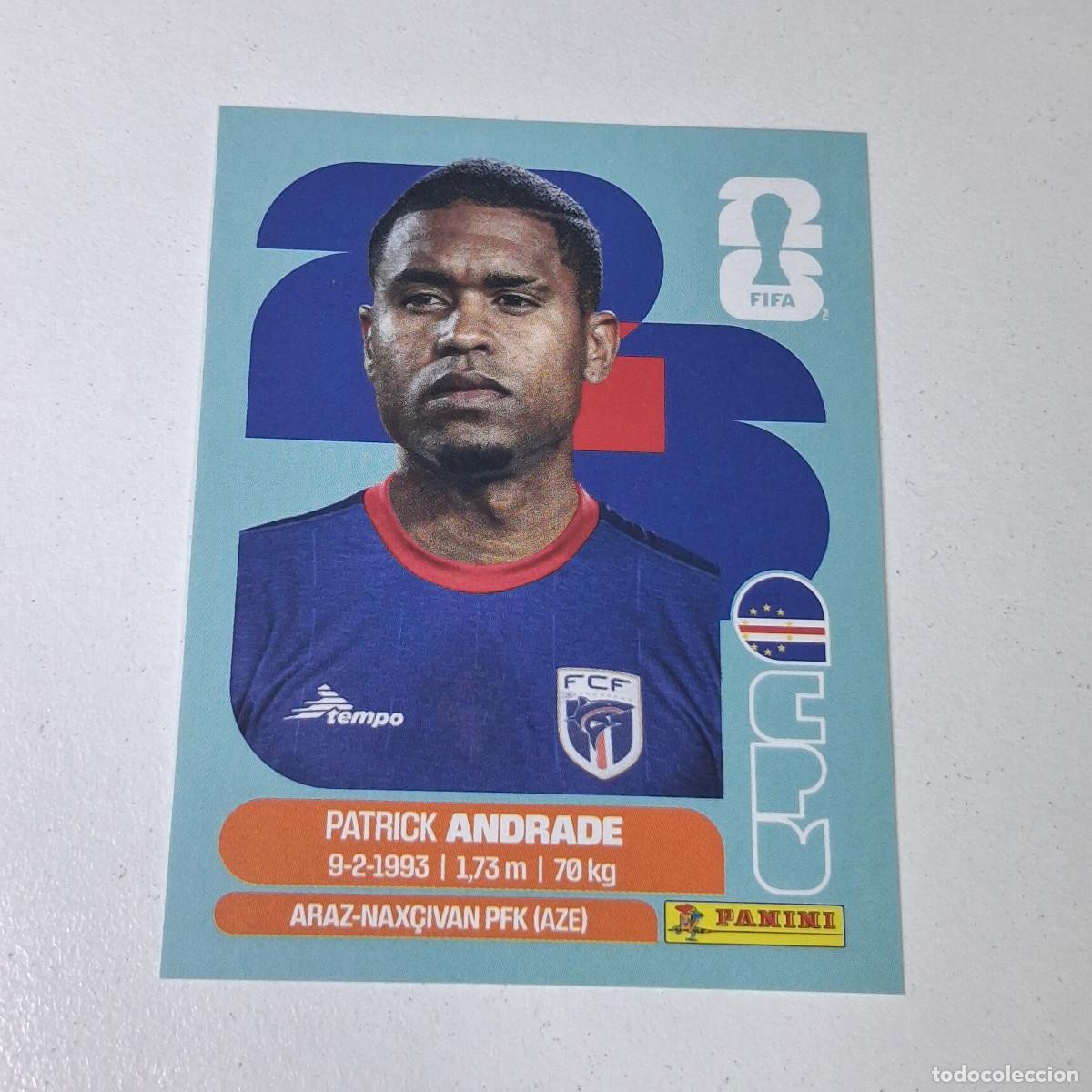 Cromos de F&uacute;tbol: B11 CPV11 PATRICK ANDRADE 11 CABO VERDE CAPE CPV MUNDIAL FIFA WORLD CUP 2026 STICKER PANINI