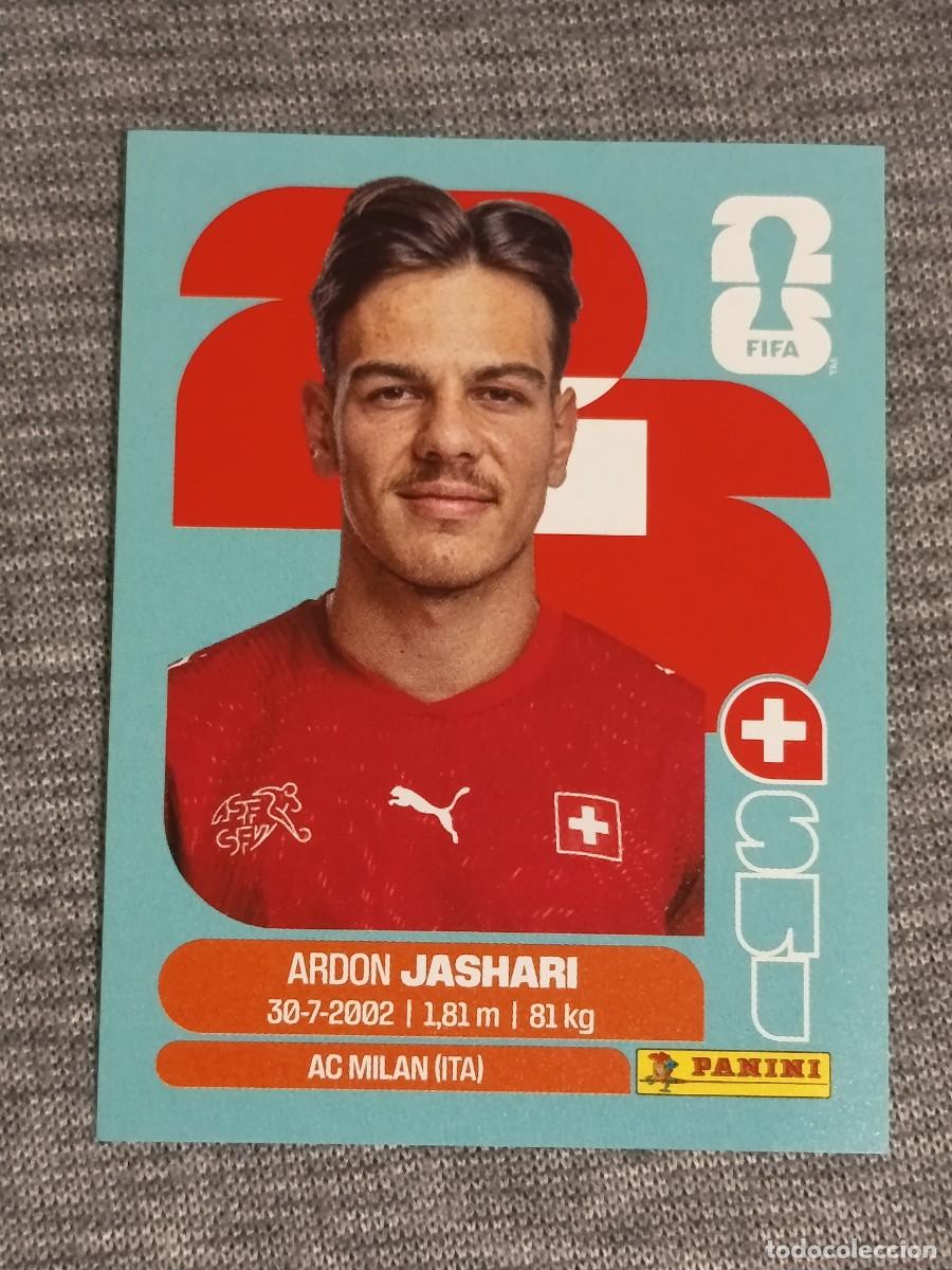 Cromos de F&uacute;tbol: JASHARI SUI 14 STICKER MUNDIAL 2026 PANINI FIFA WORLD CUP NUEVO