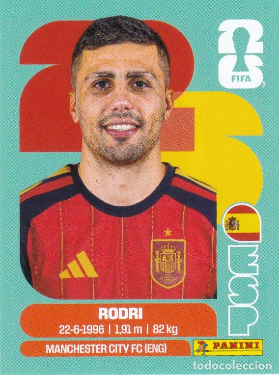 Cromos de F&uacute;tbol: FIFA WORLD CUP 2026 * RODRI N&ordm; 10 * DE ESPA&Ntilde;A - NUEVO DE SOBRE (A-18)