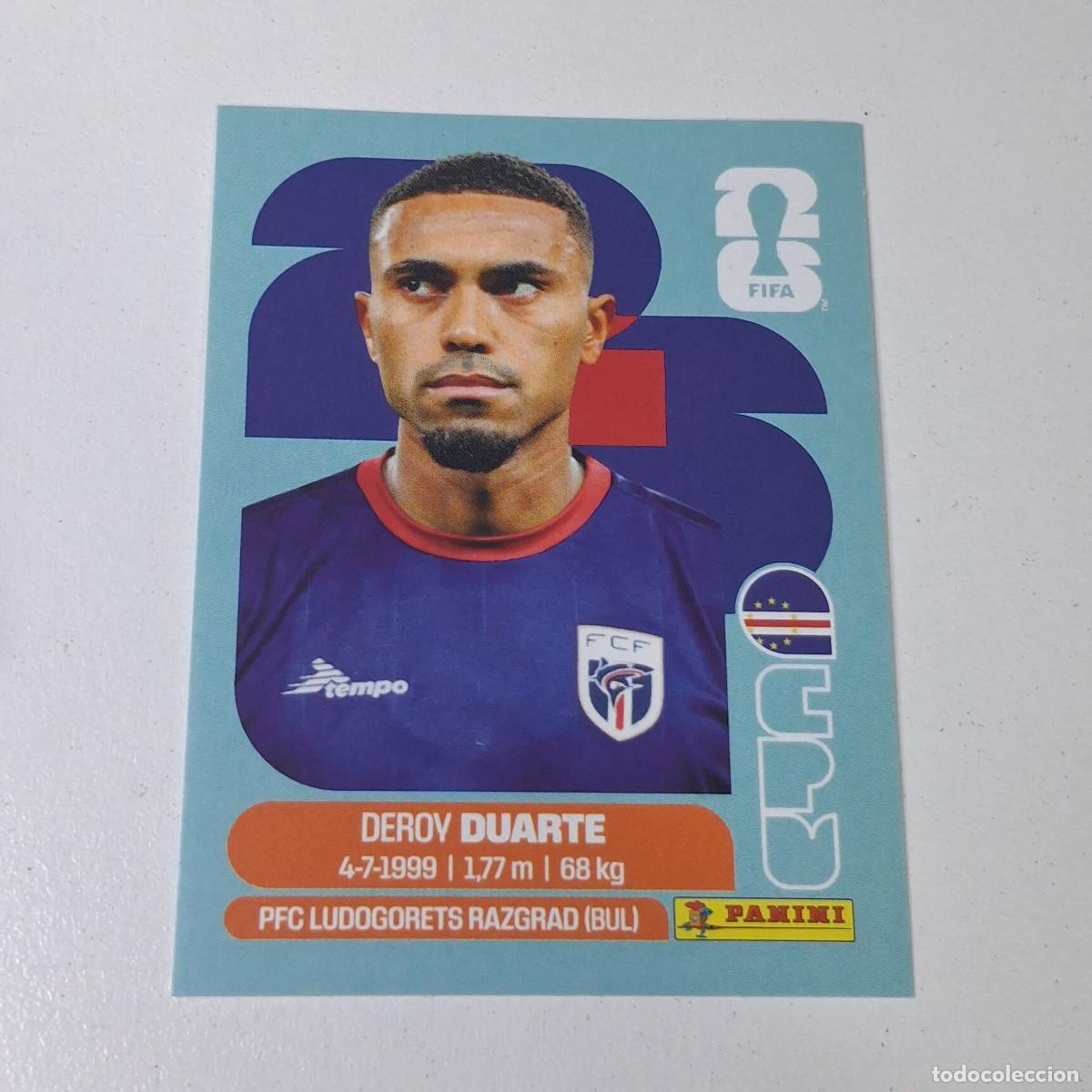 Cromos de F&uacute;tbol: B11 CPV 14 CPV14 DEROY DUARTE CABO VERDE CAPE CPV MUNDIAL FIFA WORLD CUP 2026 STICKER PANINI
