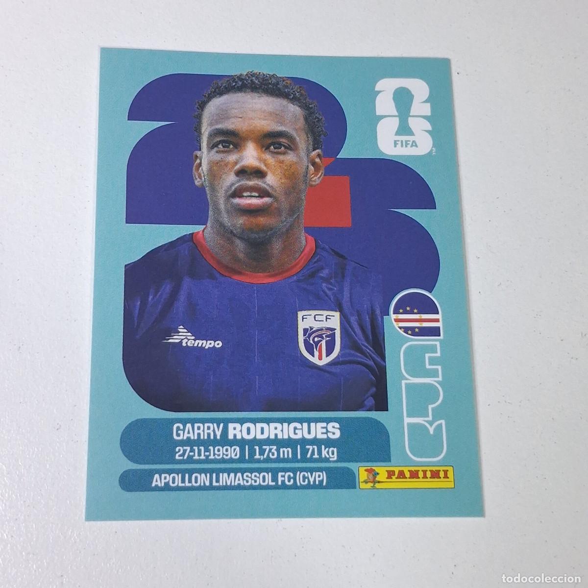 Cromos de F&uacute;tbol: B11 CPV 15 CPV15 GARRY RODRIGUEZ CABO VERDE CAPE CPV MUNDIAL FIFA WORLD CUP 2026 STICKER PANINI