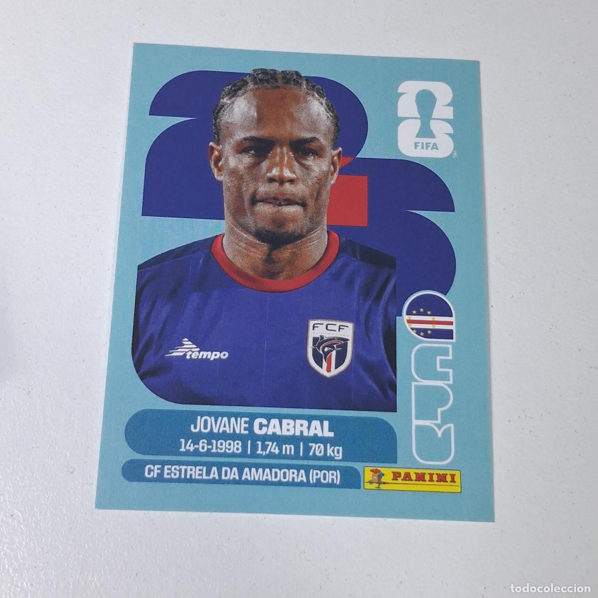 Cromos de F&uacute;tbol: B11 CPV16 JOVANE CABRAL 16 CABO VERDE CAPE CPV MUNDIAL FIFA WORLD CUP 2026 STICKER PANINI