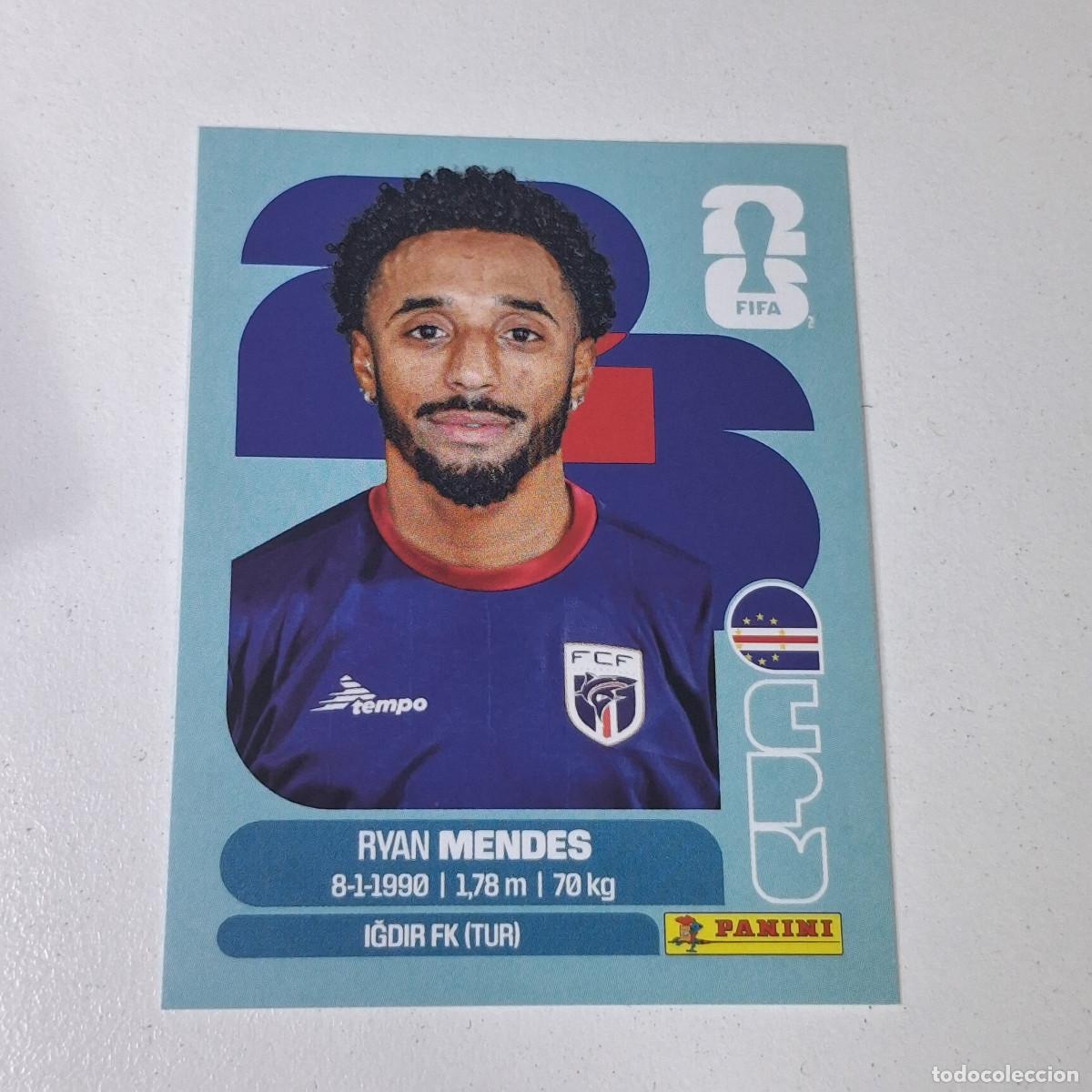Cromos de F&uacute;tbol: B11 CPV 17 CPV17 RYAN MENDES CABO VERDE CAPE CPV MUNDIAL FIFA WORLD CUP 2026 STICKER PANINI