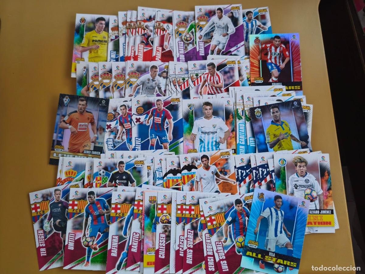 Cromos de F&uacute;tbol: megacracks 2017 18 contiene 142 cromos