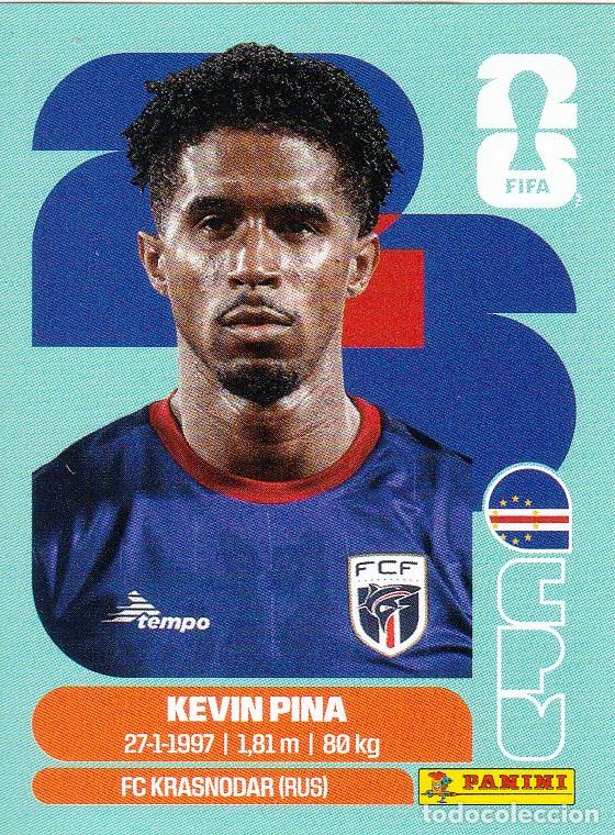 Cromos de F&uacute;tbol: FIFA WORLD CUP 2026 * KEVIN PINA N&ordm; 10 * DE CABO VERDE - NUEVO DE SOBRE (A-18)