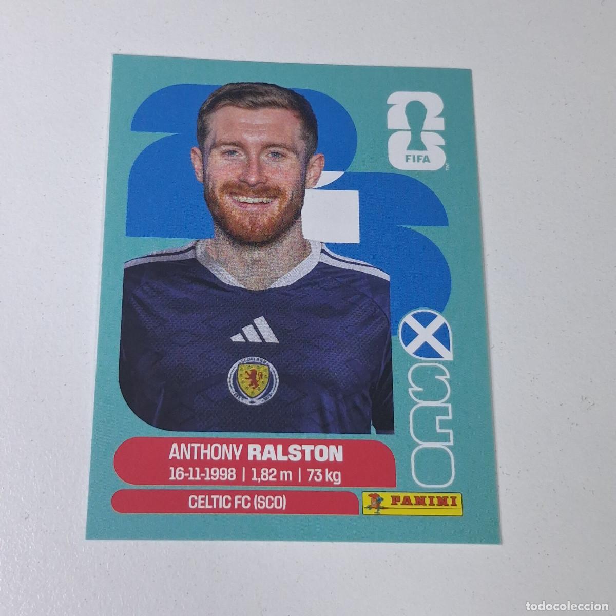 Cromos de F&uacute;tbol: B11 SCO9 ANTHONY RALSTON 9 ESCOCIA SCOTLAND SCO MUNDIAL FIFA WORLD CUP 2026 STICKER PANINI