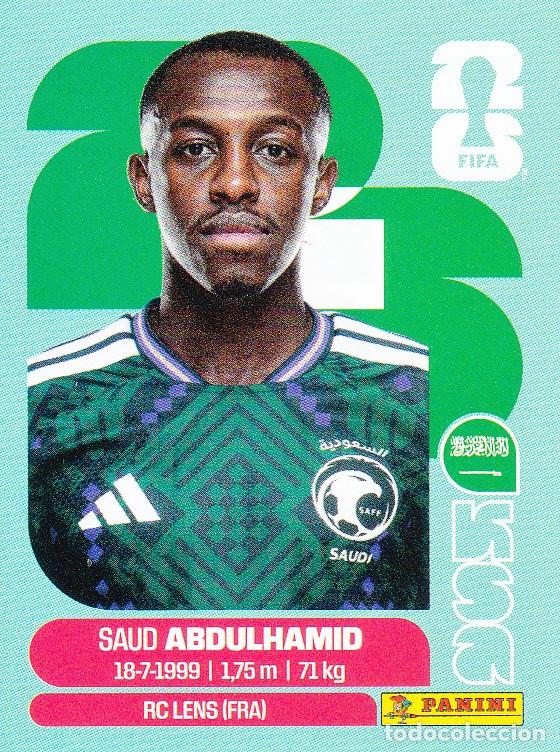Cromos de F&uacute;tbol: FIFA WORLD CUP 2026 * ABDULHAMID N&ordm; 4 * DE ARABIA SAUDI - NUEVO DE SOBRE (A-18)