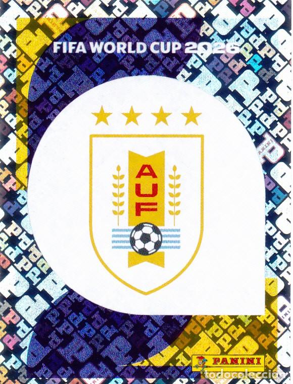 Cromos de Futebol: FIFA WORLD CUP 2026 * ESCUDO N&ordm; 1 * DE URUGUAY - NUEVO DE SOBRE (A-18)