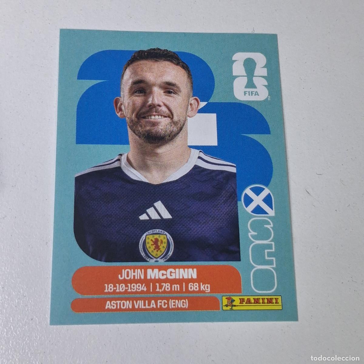 Cromos de Futebol: B11 SCO17 JOHN MCGINN 17 ESCOCIA SCOTLAND SCO MUNDIAL FIFA WORLD CUP 2026 STICKER PANINI