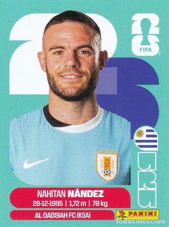Cromos de F&uacute;tbol: FIFA WORLD CUP 2026 * N&Aacute;NDEZ N&ordm; 9 * DE URUGUAY - NUEVO DE SOBRE (A-18)