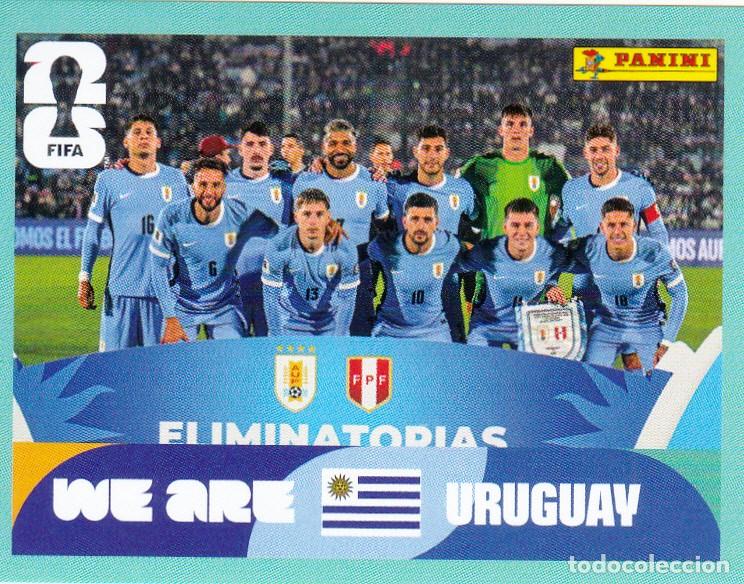 Cromos de F&uacute;tbol: FIFA WORLD CUP 2026 * EQUIPO N&ordm; 13 * DE URUGUAY - NUEVO DE SOBRE (A-18)