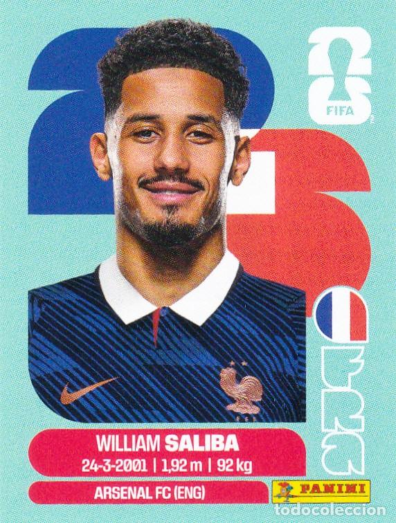 Cromos de F&uacute;tbol: FIFA WORLD CUP 2026 * SALIBA N&ordm; 4 * DE FRANCIA - NUEVO DE SOBRE (A-18)