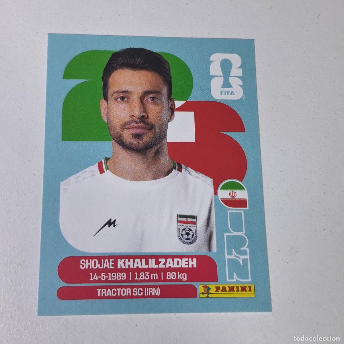 Cromos de F&uacute;tbol: B11 IRN6 SHOJAE KHALILZADEH 6 IR&Aacute;N IRAO IRN MUNDIAL FIFA WORLD CUP 2026 STICKER PANINI
