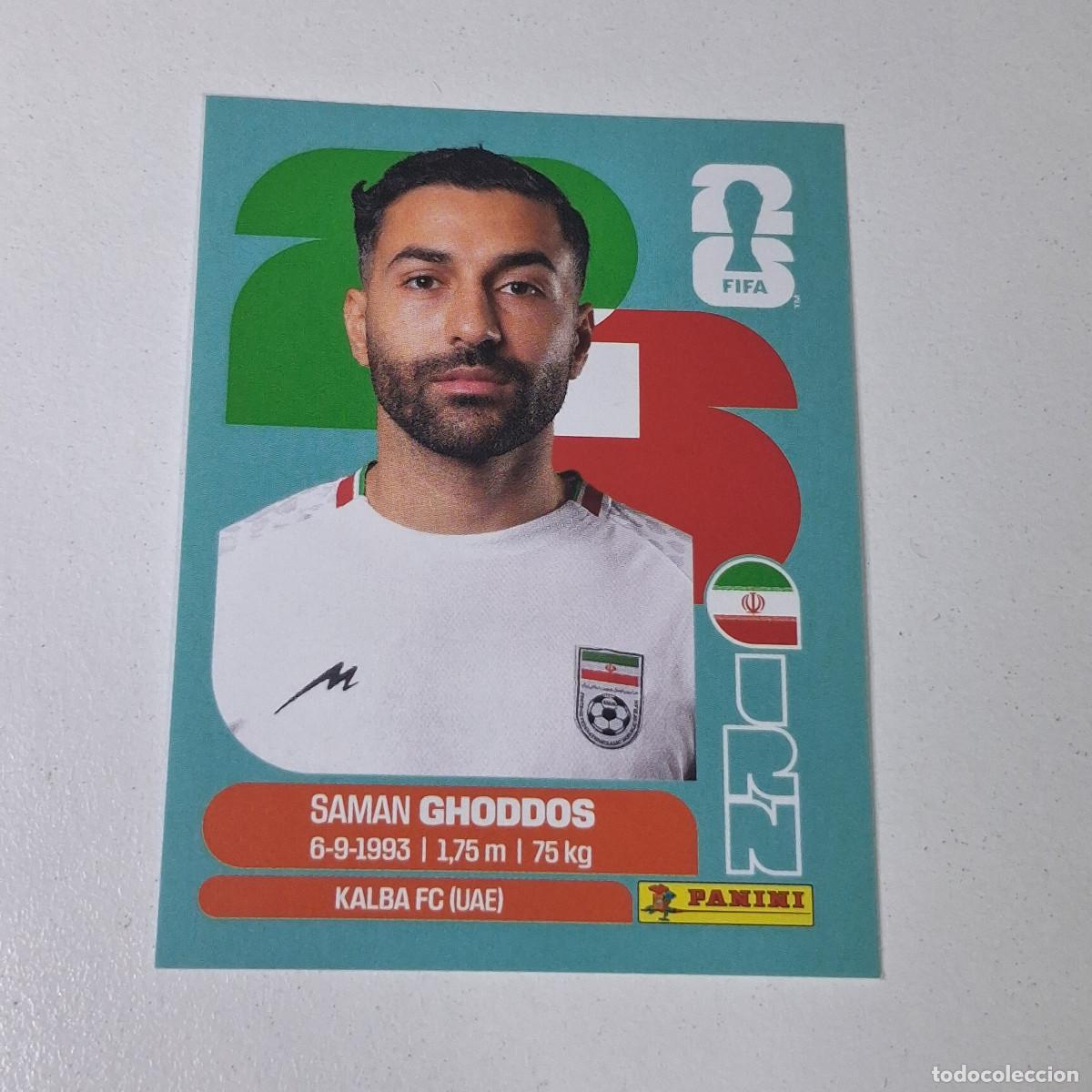Cromos de F&uacute;tbol: B11 IRN12 SAMAN GHODDOS 12 IR&Aacute;N IRN IRAO MUNDIAL FIFA WORLD CUP 2026 STICKER PANINI