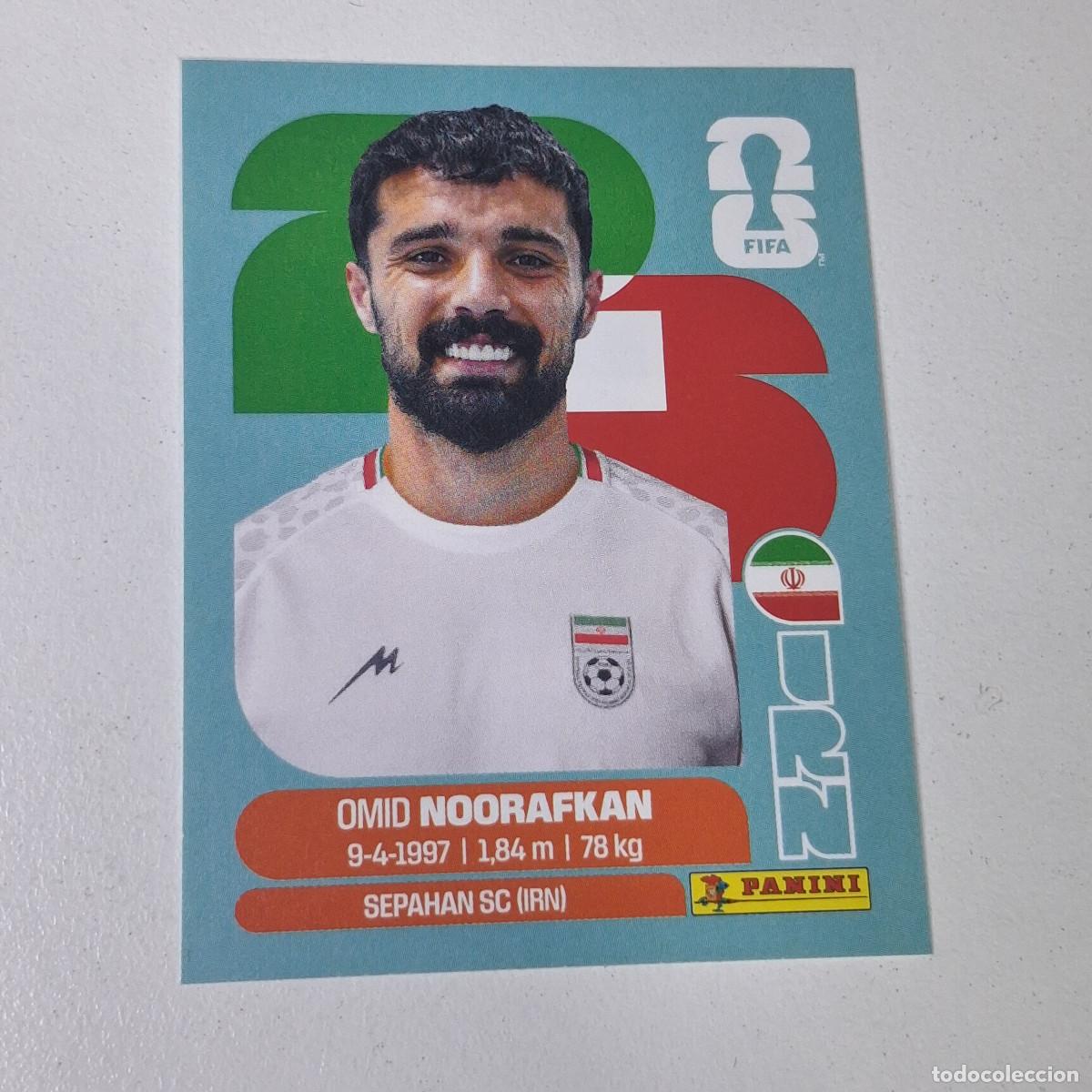 Cromos de F&uacute;tbol: B11 IRN14 OMID NOORAFKAN 14 IR&Aacute;N IRAO IRN MUNDIAL FIFA WORLD CUP 2026 STICKER PANINI