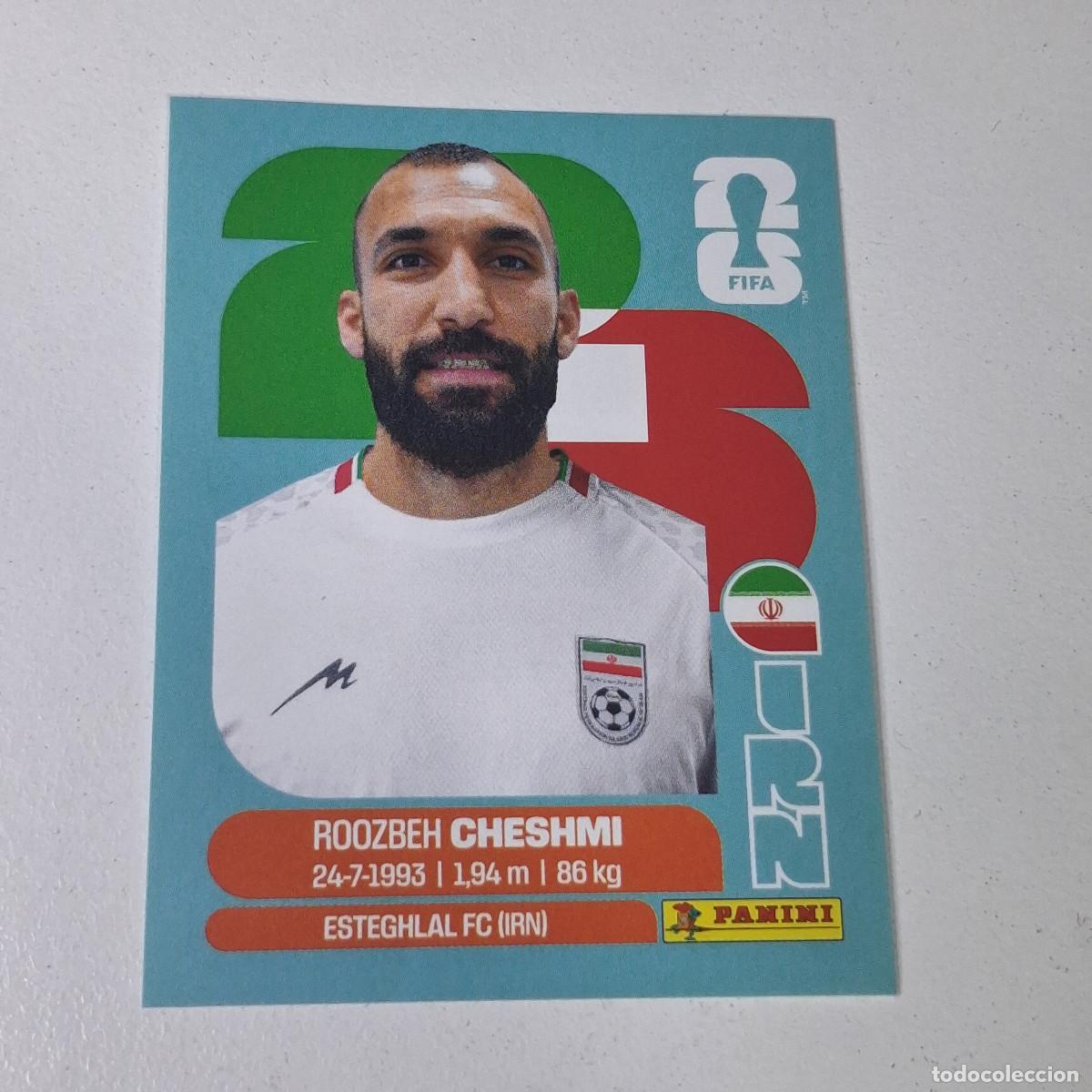 Cromos de Futebol: B11 IRN15 ROOZBEH CHESHMI 15 IR&Aacute;N IRAO IRN MUNDIAL FIFA WORLD CUP 2026 STICKER PANINI