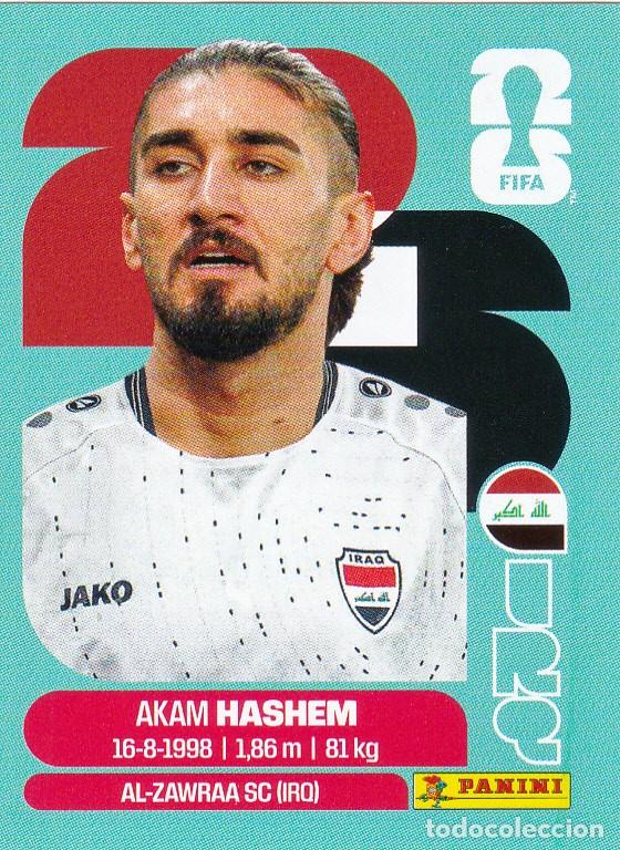 Cromos de Futebol: FIFA WORLD CUP 2026 * AKAM HASHEM N&ordm; 5 * DE IRAK - NUEVO DE SOBRE (A-18)