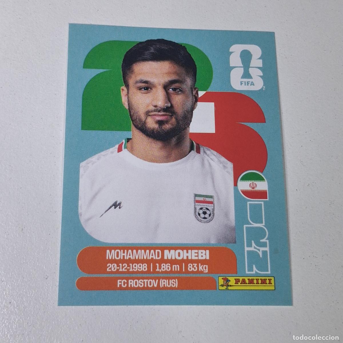 Cromos de Futebol: B11 IRN16 MOHAMMAD MOHEBI 16 IR&Aacute;N IRAO IRN MUNDIAL FIFA WORLD CUP 2026 STICKER PANINI