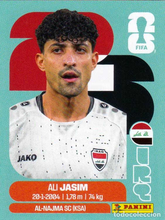 Football Stickers: FIFA WORLD CUP 2026 * ALI JASIM N&ordm; 12 * DE IRAK - NUEVO DE SOBRE (A-18)
