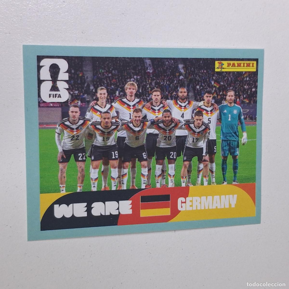 Cromos de F&uacute;tbol: B11 GER13 TEAM PHOTO EQUIPO 13 ALEMANIA GERMANY GER MUNDIAL FIFA WORLD CUP 2026 STICKER PANINI