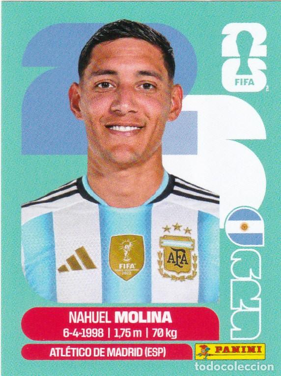 Cromos de F&uacute;tbol: FIFA WORLD CUP 2026 * MOLINA N&ordm; 3 * DE ARGENTINA - NUEVO DE SOBRE (A-18)