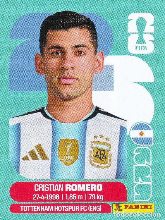 Cromos de F&uacute;tbol: FIFA WORLD CUP 2026 * ROMERO N&ordm; 4 * DE ARGENTINA - NUEVO DE SOBRE (A-18)