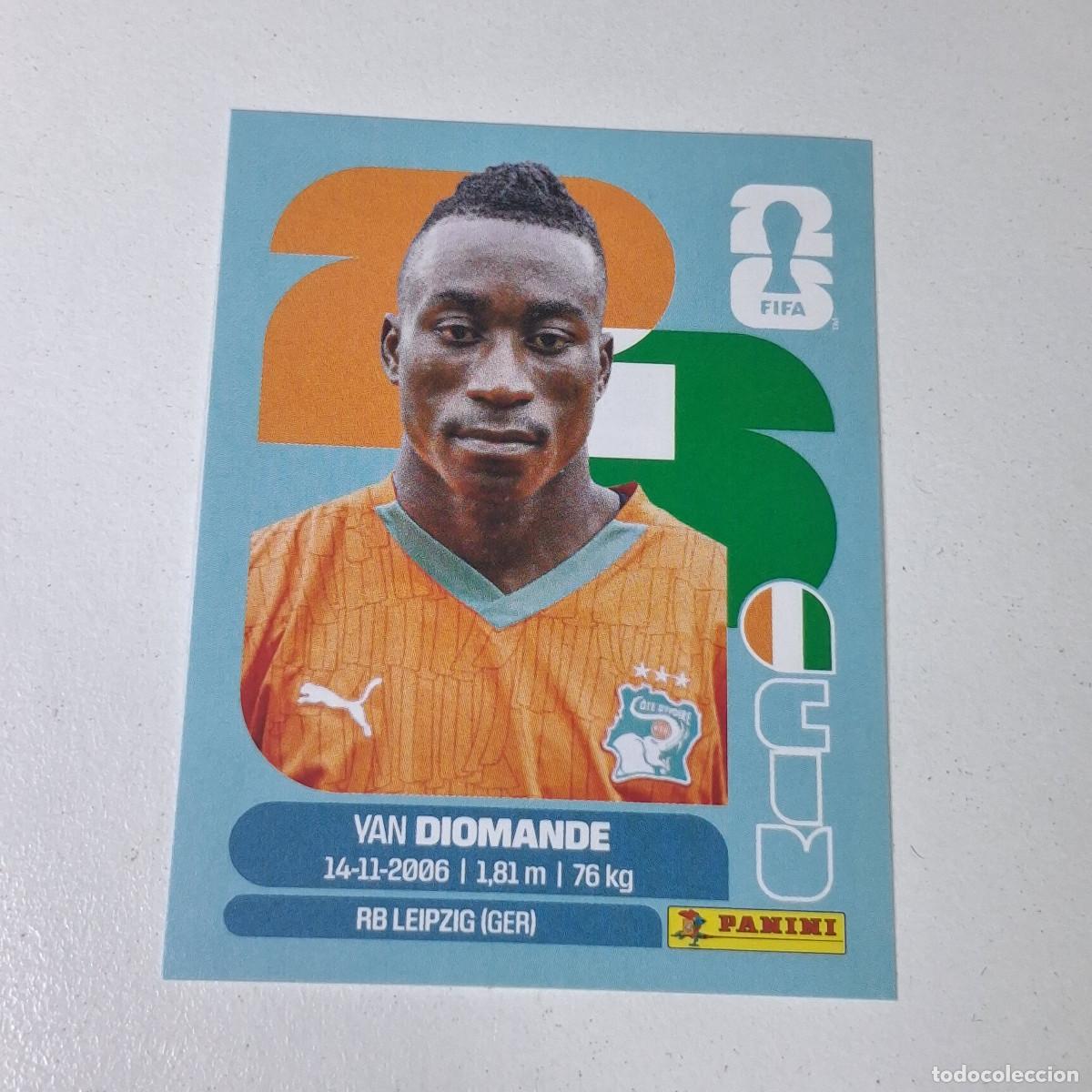 Cromos de F&uacute;tbol: B11 CIV18 YAN DIOMANDE 18 COSTA DE MARFIL CIV MUNDIAL FIFA WORLD CUP 2026 STICKER PANINI
