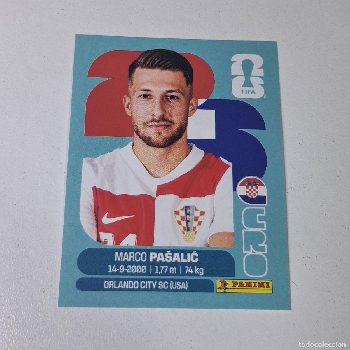 Cartes &agrave; collectionner de Football: B11 CRO17 MARCO PA&Scaron;ALIĆ 17 CROACIA CROATIA CRO MUNDIAL FIFA WORLD CUP 2026 STICKER PANINI