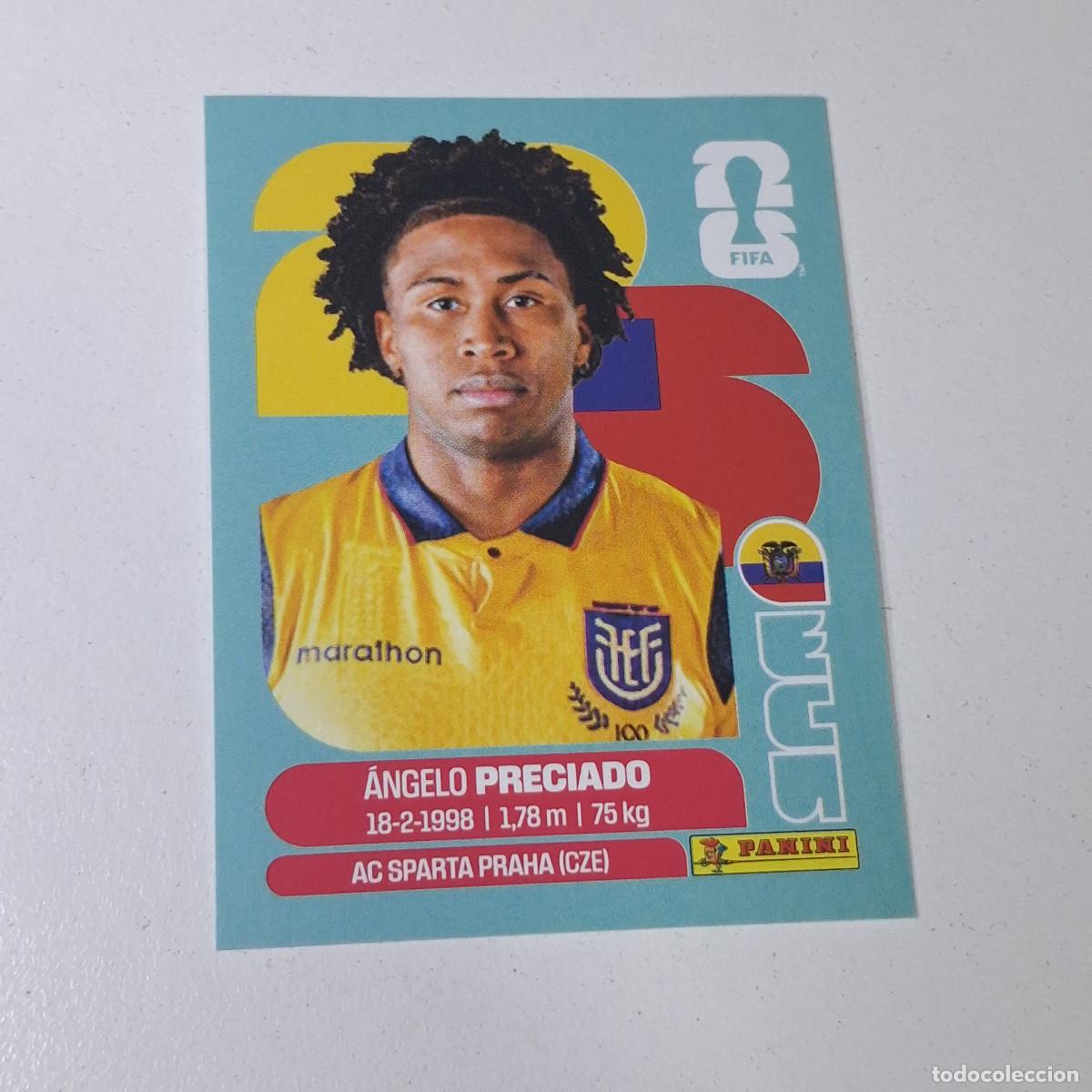 Cromos de F&uacute;tbol: B11 ECU7 &Aacute;NGELO PRECIADO 7 ECUADOR ECU MUNDIAL FIFA WORLD CUP 2026 STICKER PANINI