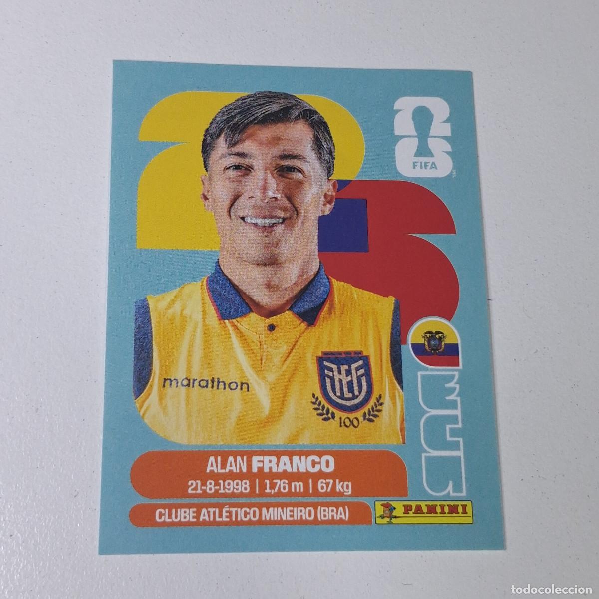 Cromos de F&uacute;tbol: B11 ECU 10 ECU10 ALAN FRANCO ECUADOR ECU MUNDIAL FIFA WORLD CUP 2026 STICKER PANINI
