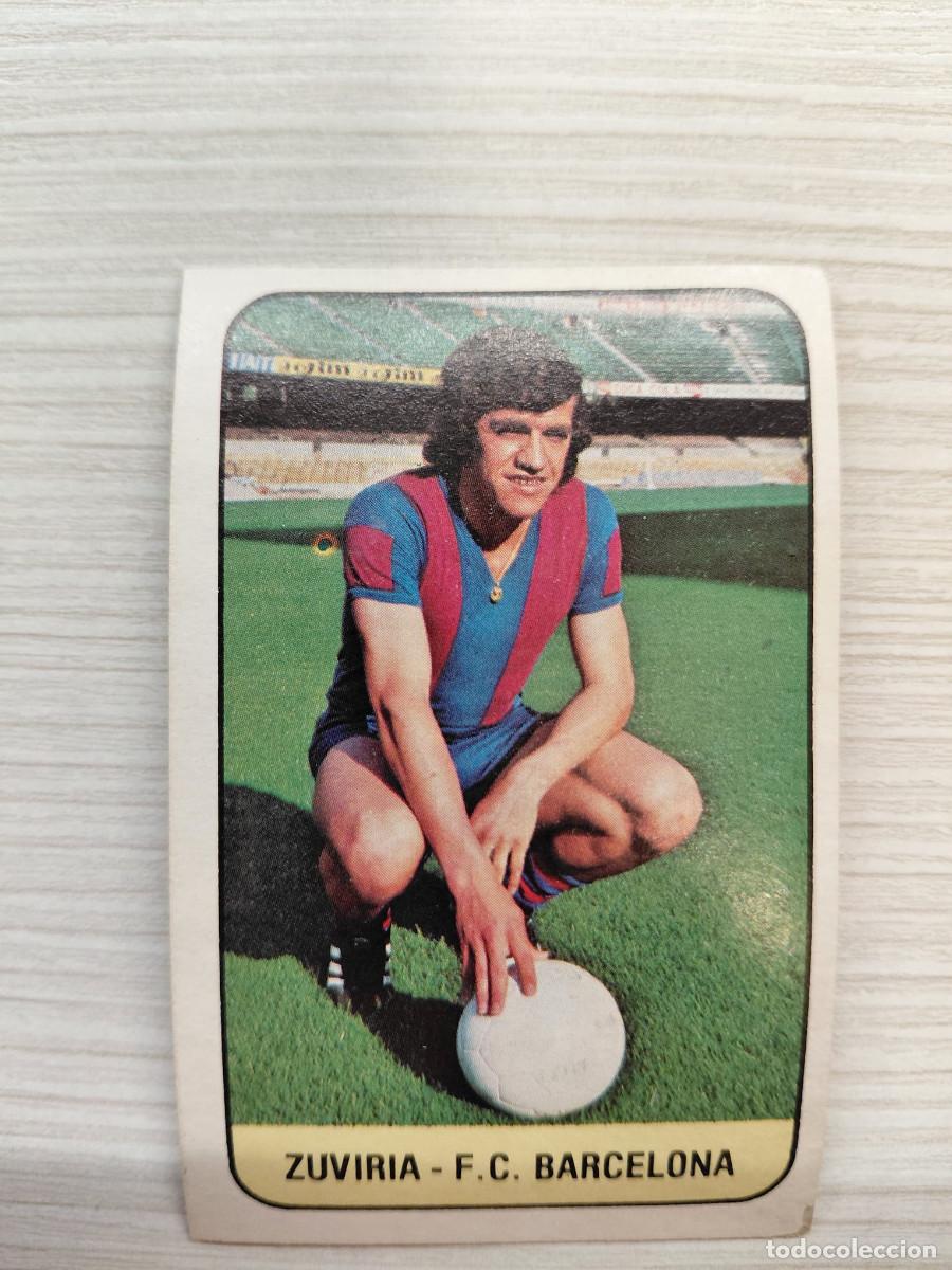 Cromos de F&uacute;tbol: ZUVIRIA, BARCELONA, 78-79, ED. ESTE, NUNCA PEGADO