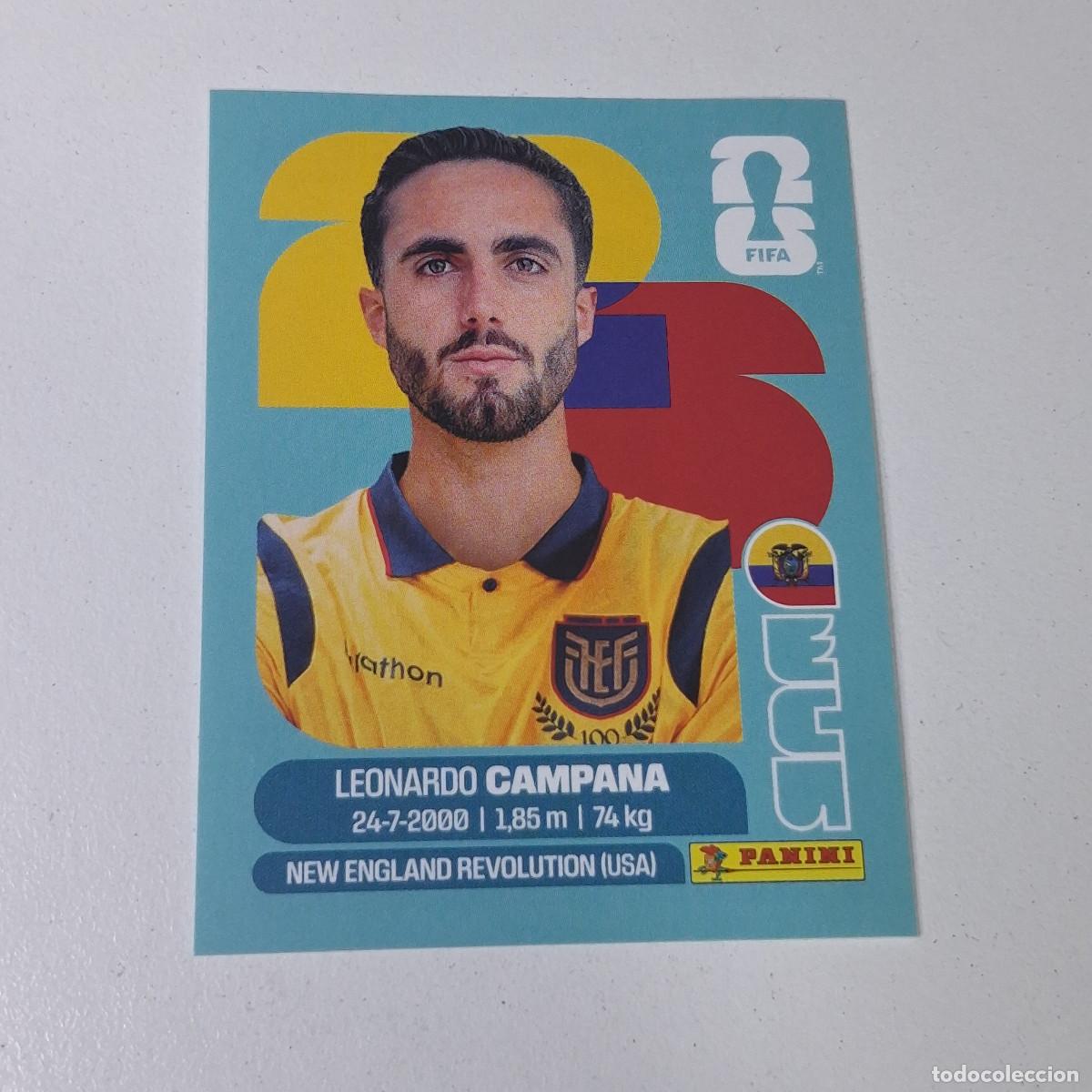 Cromos de F&uacute;tbol: B11 ECU15 LEONARDO CAMPANA 15 ECUADOR ECU MUNDIAL FIFA WORLD CUP 2026 STICKER PANINI