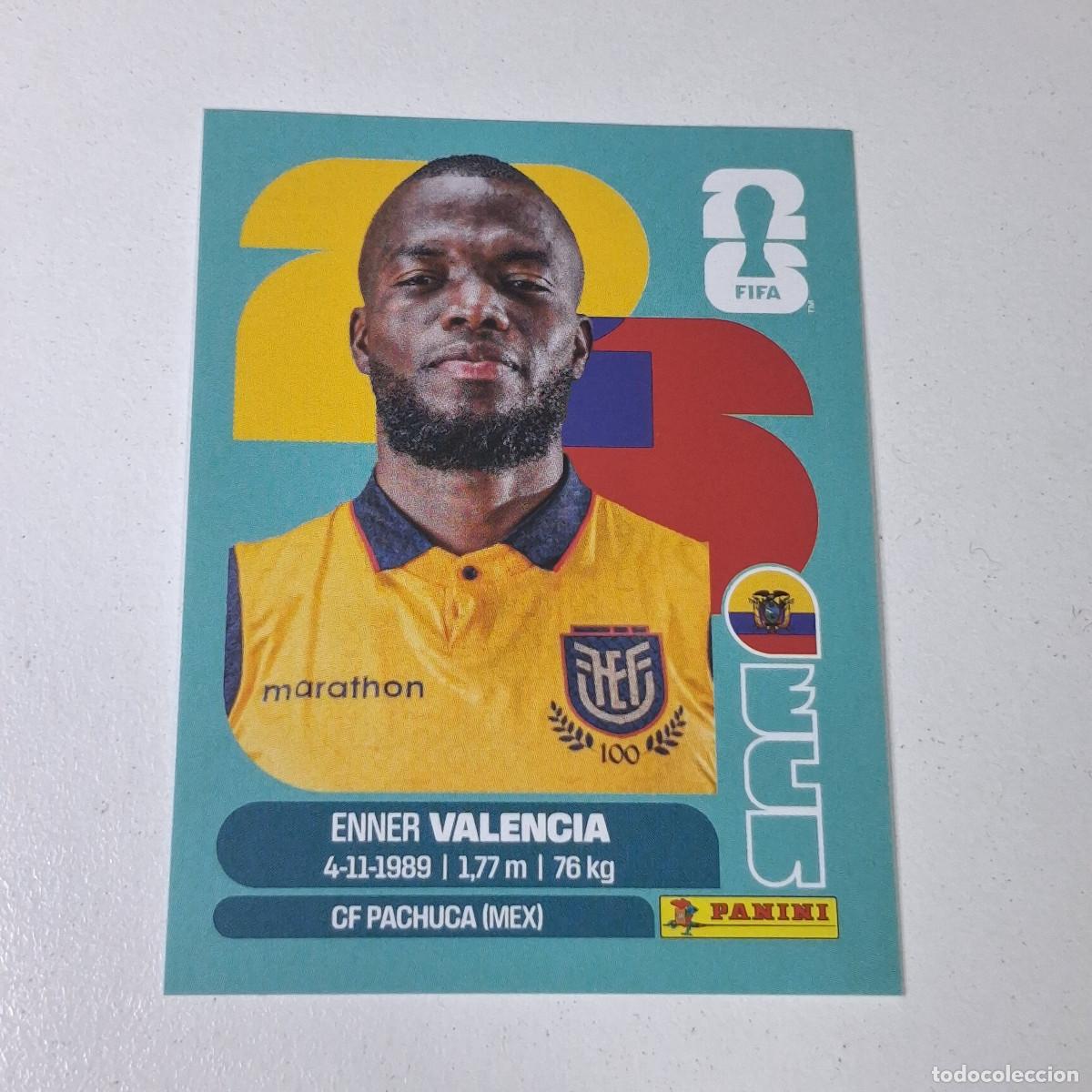 Cromos de F&uacute;tbol: B11 ECU20 ENNER VALENCIA 20 ECUADOR ECU MUNDIAL FIFA WORLD CUP 2026 STICKER PANINI