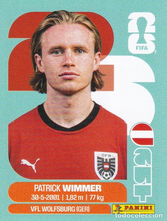 Cromos de F&uacute;tbol: FIFA WORLD CUP 2026 * WIMMER N&ordm; 17 * DE AUSTRIA - NUEVO DE SOBRE (A-18)