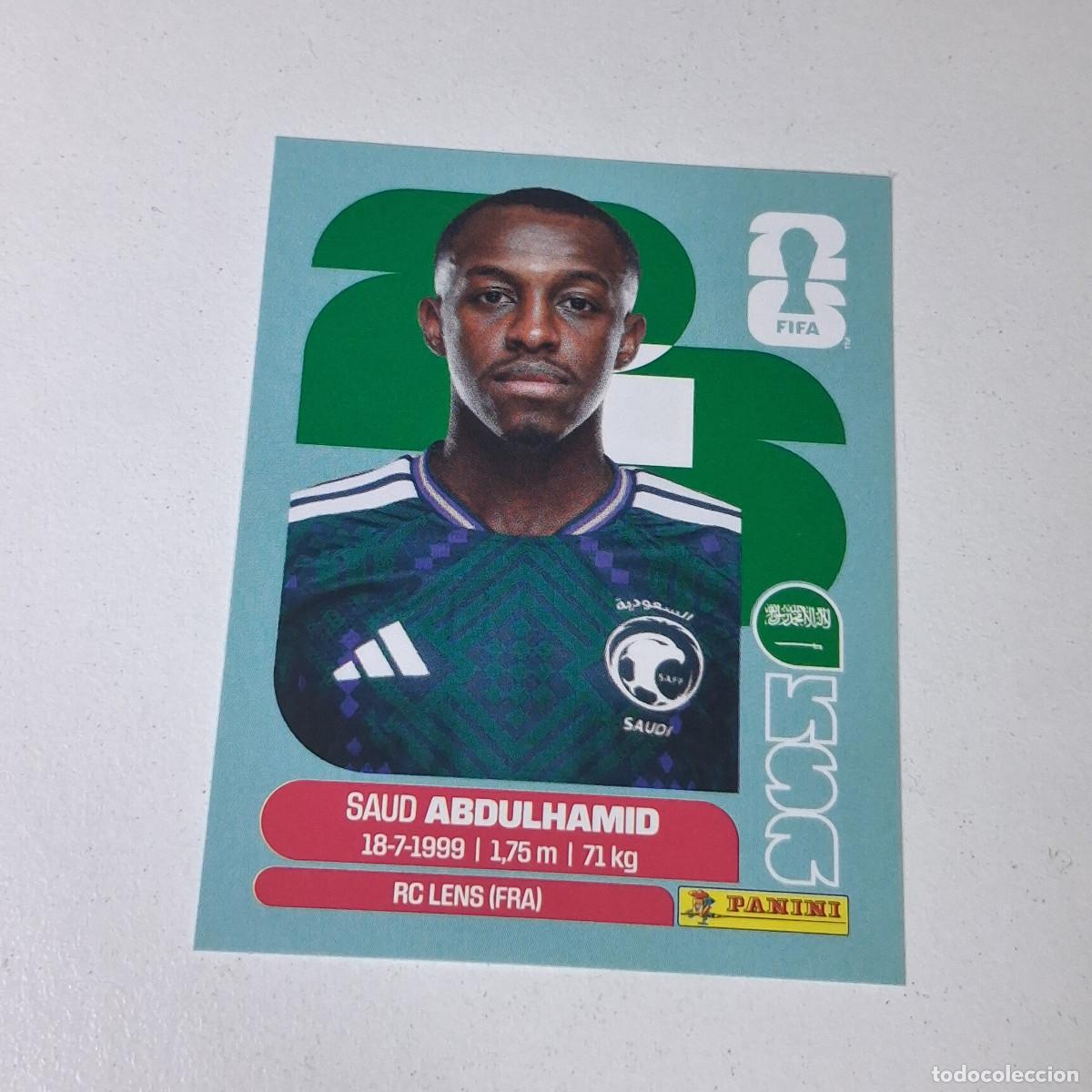 Cromos de F&uacute;tbol: B11 KSA4 SAUD ABDULHAMID 4 ARABIA SAUD&Iacute; KSA MUNDIAL FIFA WORLD CUP 2026 STICKER PANINI