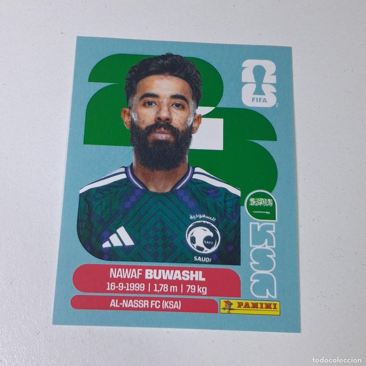 Cromos de F&uacute;tbol: B11 KSA 5 KSA5 NAWAF BUWASHL ARABIA SAUD&Iacute; KSA MUNDIAL FIFA WORLD CUP 2026 STICKER PANINI