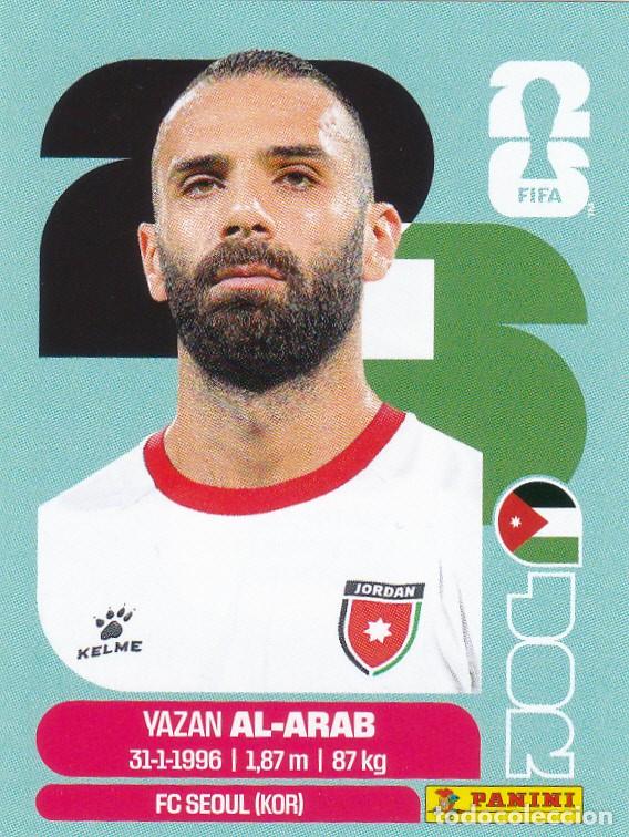 Cromos de F&uacute;tbol: FIFA WORLD CUP 2026 * AL-ARAB N&ordm; 5 * DE JORDANIA - NUEVO DE SOBRE (A-18)