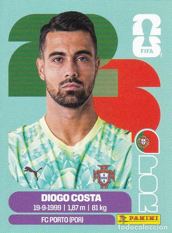 Cromos de F&uacute;tbol: FIFA WORLD CUP 2026 * DIOGO COSTA N&ordm; 2 * DE PORTUGAL - NUEVO DE SOBRE (A-18)